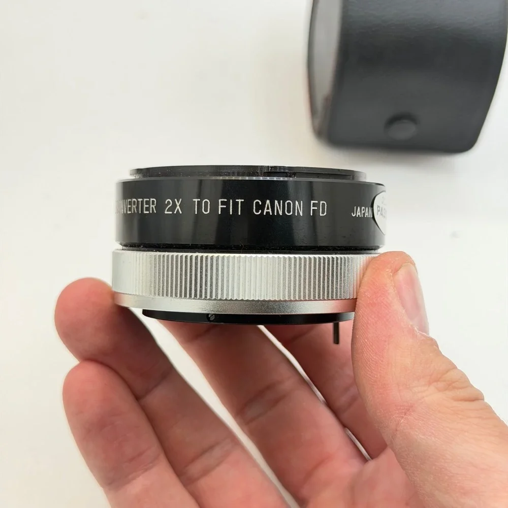 Vivitar Automatic Extension Tube & Soligor 2X Tele Converter for Canon FD Mount